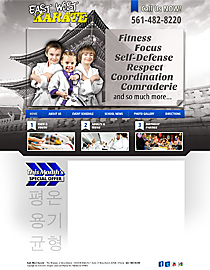 Martial Arts Web Site Design 16A