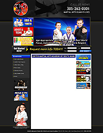 Martial Arts Web Site Design 15B